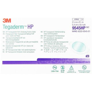 3M 9545HP - Tegaderm Oval 1-7/8"x2-3/8" Univ 50/BX