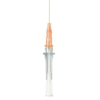 BD 381709 - Angiocath Autoguard Shielded IV Catheter made of FEP Polymer, Orange, 14G, 50/Box 200/Case
