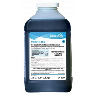 Diversey 4329 - DISINFECTANT, QUAT, VIREX II 256, 2X2?L, JFL, 2 EA/CS
