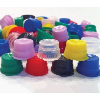 Cardinal Health B3035-52V - Snap Cap Closures, Blue, 16mm, 10,000/cs