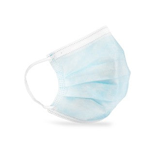 Dukal 1541 - Surgical Mask Level 1 with Earloop, Blue - 50/BX, 6 BX/CS