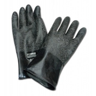 North Safety B131R/9 - GLOVES, BUTYL, UNSUPPORTED, 13 MIL, SZ 9, 1 PAIR