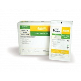 Ansell Healthcare 8512 - GLOVE, SURGICAL, DERMAPRENE, SYNTH, LF, PF, 6, 200 PR/CS, 4 BX/CS