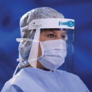 Deroyal 23-001 - MASK, FACE, FULL, HOOK&LOOP STRAP, VENTED, FO, 50/CS
