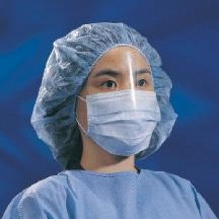 Deroyal 23-410 - MASK, PROCEDURE, SHIELD, EAR LOOP, 100/CS