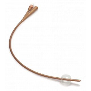 Covidien 630245IC - Dover Silver Coated 100% Silicone Foley Catheter, 30 mL, 2-Way, 24 Fr (8.0 mm), 10/CRT