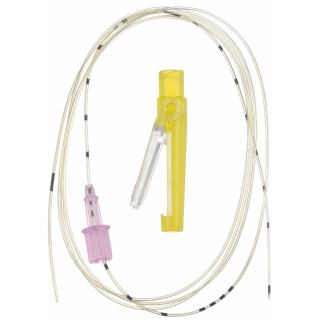 B Braun 333541 - 20 Ga. x 40 in. Polyamide/Polyurethane PERIFIX ONE Catheter - closed tip with catheter connector and threading assist guide, 25/CS