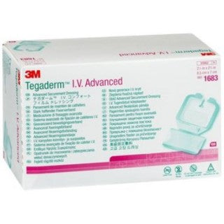 3M 1683 - DRESSING, TEGADERM IV, ADVANCED, 2.5"X2, EACH