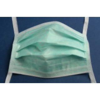 Cardinal Health AT72835 - MASK, SURGICAL, TIE, SECURE GARD, STD GREY, 300 EA/CS, 6 BX/CS