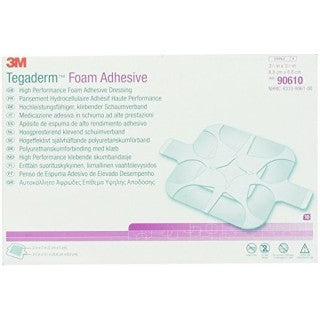 3M 90610 - DRESSING SQUARE FOAM 2X2 10/BX 4 BX/CA