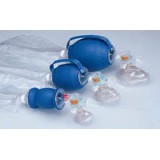 Allied Healthcare Products L670-101 - Resuscitator Bag Mask Cuffed Child w/ 7'' Tubing Disposable Ea, 6 EA/CA