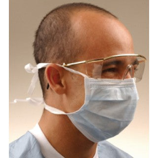 Crosstex International GCS - Tie On Mask Surgical Blue 50/BX, 6 BX/CS