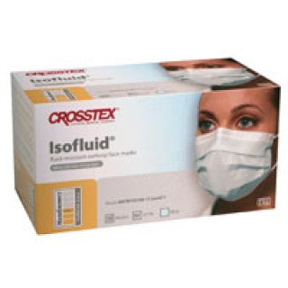 Crosstex International GCIGR - Isofluid Earloop Mask Green 50/BX, 40 BX/CS