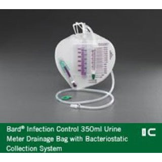 C.R. Bard 153214A - Urine Meter Drain Bag IC Plus 350 mL 10/CS