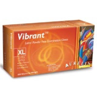 Supermax 98225 - Glove Exam PF Latex X-Small Aurelia Vibrant 100/Bx, 10 BX/CA