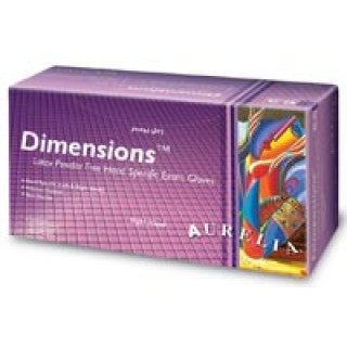 Supermax 69925 - Glove Exam PF Latex Size 6.5 Aurelia Dimensions 50Pr/Bx, 10 BX/CA
