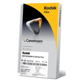 Kodak Dental Systems 1477405 - Film X-Ray Dental Kodak Ektavision G 5x12" EVG5 Green 50/Bx, 10 BX/CA