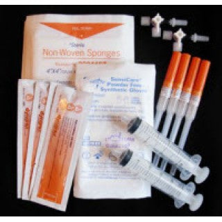 Motion Medical Distributing 1683 - Kit Decompression Catheters/Gloves/Swabs/Syringe Set Chest Ea, 10 EA/CA