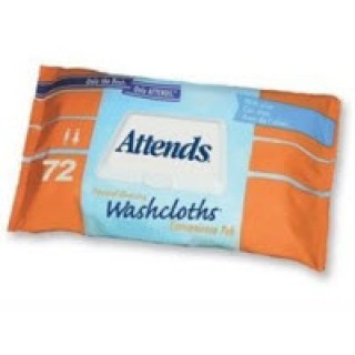 Attends Healthcare Products WCCP1000 - WashCloth Convenience Attends 8"x12.5" 12Pk/CS