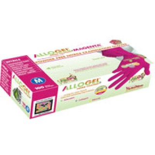 Preventive Care ALLOGENA-L - Glove Exam Nitrile Large AlloGena Magenta 100/Bx, 10 BX/CA