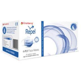Cranberry USA R2960SA - Repel Earloop Mask Sapphire 50/BX