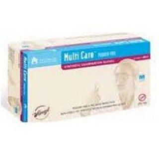 Dynarex 6813 - MULTICARE VINYL EXAM GLOVES P/F MD 10/100/CA