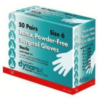 Dynarex 2370 - Glove Surgical PF Latex Size 7 Sterile 200/Ca