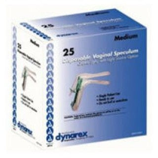 Dynarex 4915 - VAGINAL SPECULA DISP GRAVES W//LITE SOURCE MD 4/25/CA