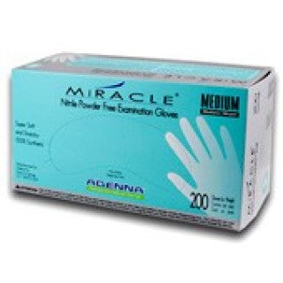 Adenna MIR162 - Glove Miracle Exam PF Nitrile LF Small NS Blue 200/Ca