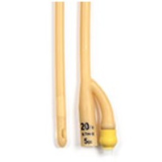 Dynarex 4940 - Foley Catheters, 5cc, Latex, Silicone Coated, Sterile, 20Fr, 10/CS