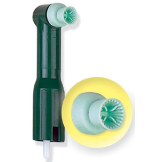 Denticator 501314 - Prophy Angle Dental Soft Cup Green 144/Bx, 9 BX/CA