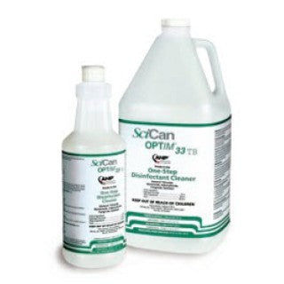 Scican OPT33-12X32 - Cleaner Optim 33 TB Disinfectant Peroxide 32oz Bottle Ea, 12 EA/CA