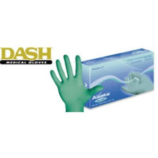 Dash Medical Gloves AA100M - Glove Exam PF Nitrile Medium Alasta Aloe 100/Bx, 10 BX/CA