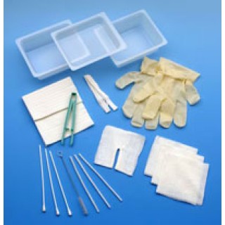 Carefusion 4681A - TRAY, TRACH CARE, CLEAN, W/GLOVES, 20 EA/CS