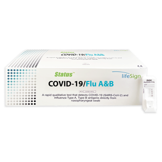 Lifesign 33225 - Status Covid-19/Flu A&B (25 Tests)