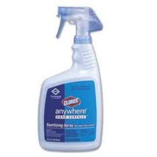 Lagasse CLO 01698 - Disinfectant Clorox Anywhere f/ Hard Surface 32oz Spray Ea, 12 EA/CA