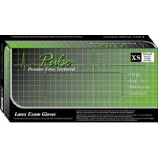 Innovative Health Care 151050 - Glove Pulse PF Latex NS White X-Small 100/BX, 10 BX/CS