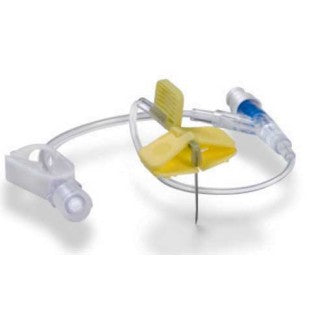 C.R. Bard 011934NY - HuberPlus Safety Infusion Set with Y-Injection Site and Needleless Injection Cap 19g x .75" 25/CS