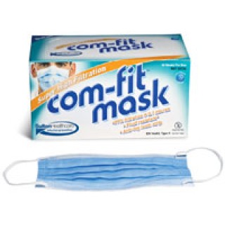 Sultan Healthcare 20340 - Com-Fit Easy Breathe EL Mask Blue 40/BX, 10 BX/CS