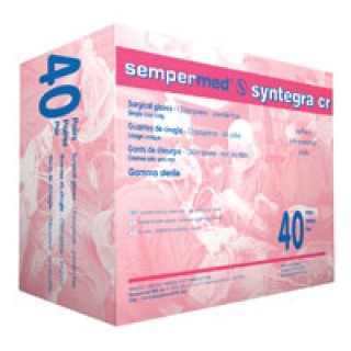 Sempermed SCR750 - GLOVE, SURGICAL, PF, 7.5, CHLOROPRENE, STRL, 240 PR/CS, 6 BX/CS