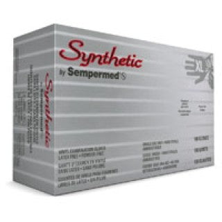 Sempermed EVNP105 - Glove Exam PF Vinyl LF X-Large Ambidextrous White Sempermed 100/Bx, 10 BX/CA