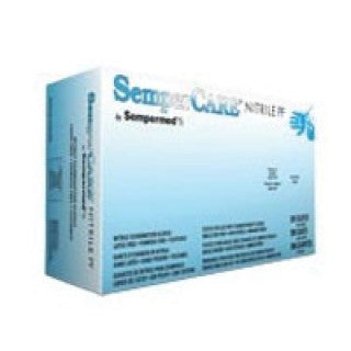 Sempermed NIPFT204 - Glove Exam PF Nitrile LF Large Blue SemperCare 200/Bx, 10 BX/CA