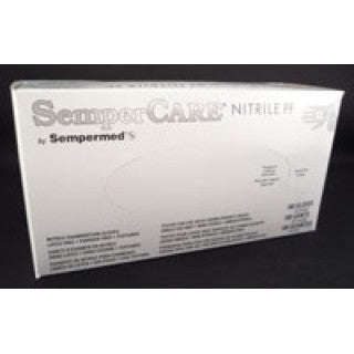 Sempermed NIPFT205 - Glove Exam PF Nitrile LF X-Large Blue SemperCare 180/Bx, 10 BX/CA