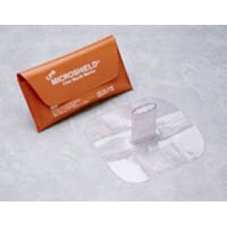 Medical Devices Intl 70-150 - Mask Protective CPR Microshield Vinyl Adult Pch Orng Ea, 50 EA/CA