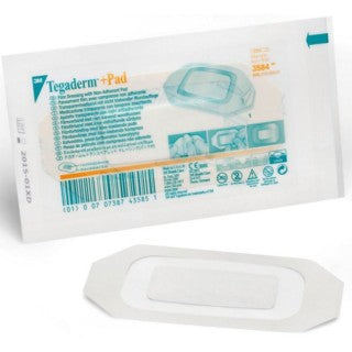 3M 3584 - Tegaderm+Pad Trans Dressing 2-3/8x4 4x50/CS