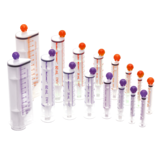 Avanos Medical PNM-S12NC - Purple Sterile Individually Packaged ENFit Compliant NeoConnect Oral/Enteral Syringes, 12 mL, 200/Case