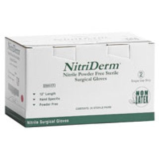 Innovative Health Care 135700 - GLOVE, NITRILE, P/F, STERILE, PRS, SZ 7, 100 PR/CS, 4 BX/CS