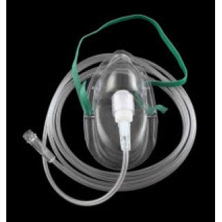 Medsource International MS-26042 - Mask Oxygen Pediatric Md Conc Tubing Elongated w/ Noseclip Ea, 50 EA/CA