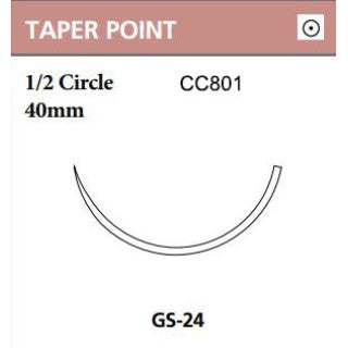 Covidien CC801 - SUTURE, CAPROSYN 30 GS21 30IN UNDYED, 36/BX