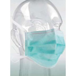 Molnlycke 42391 - Surgine Tie On Mask Green 60/BX